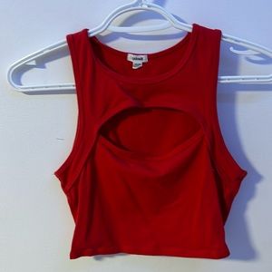 Red crop top Garage